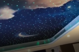 噴繪七彩變化滿天星